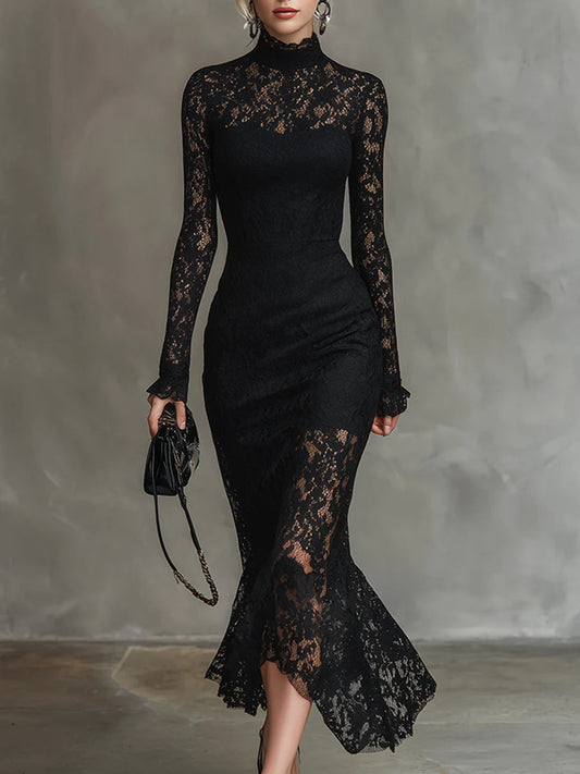 Abito Black in pizzo